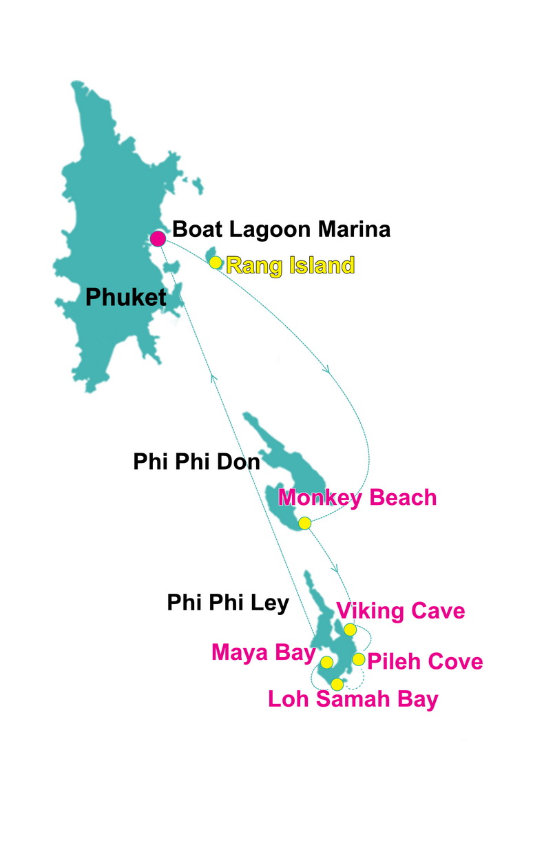 Phi Phi & Maya Bay & Rang Island